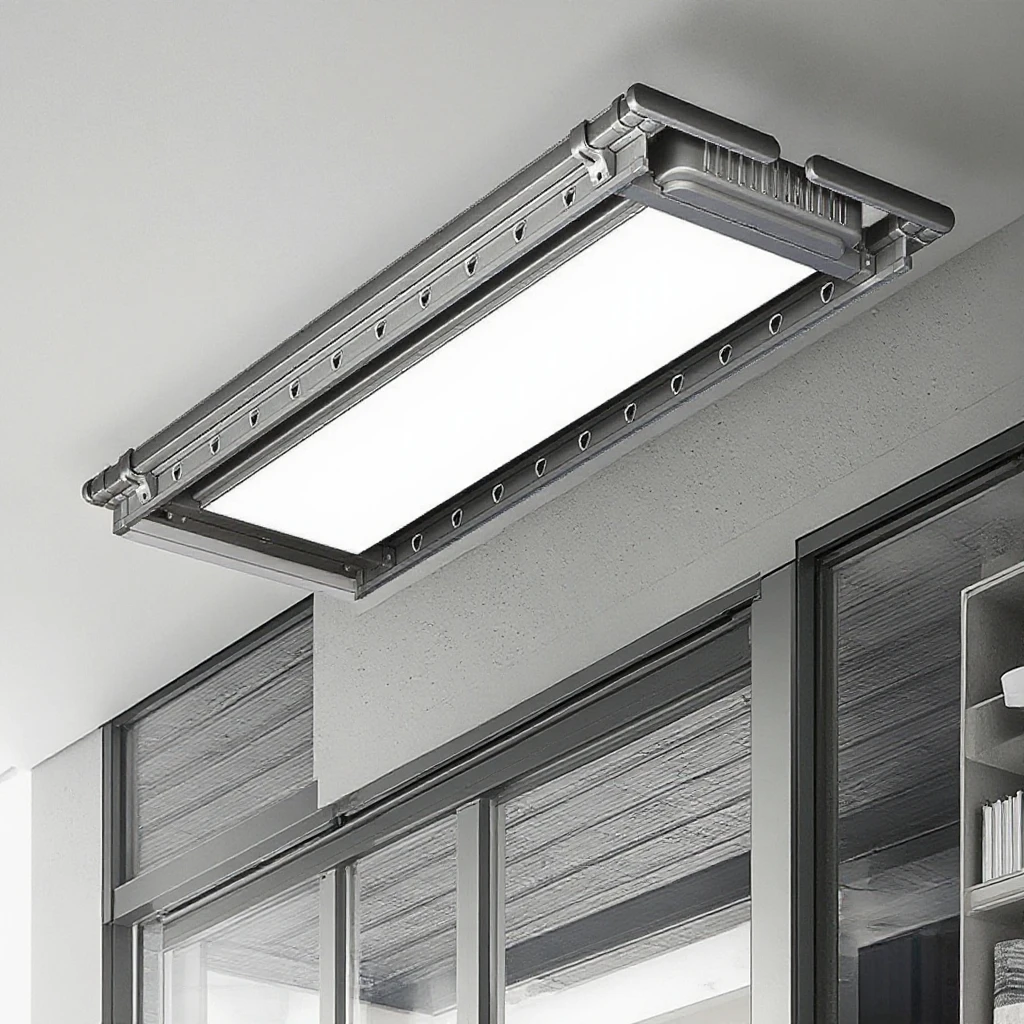 

Lifting Rack for Balcony LED Lighting Electric Ceiling Drying Rack for Sale