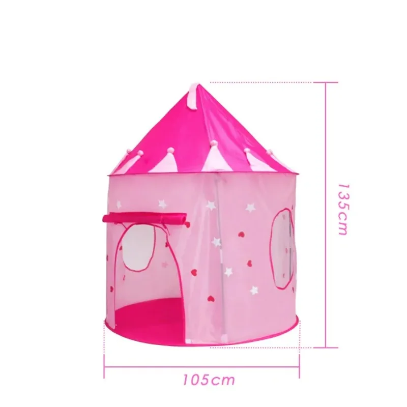 Kinderen Noctilucent Star Speelgoed Tent Kids Roze Opvouwbare Indoor Outdoor Speelhuis Meisjes Doen Alsof Prinses Gamehouse Kids Cadeaus