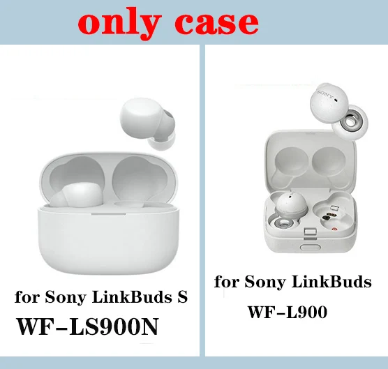 For sony linkbuds S /WF-1000XM4/ XM5 /XM3 /LS900N /WF-C700N /WF-C500 Cover Silicone Transparent Earphone Cover with Keychain