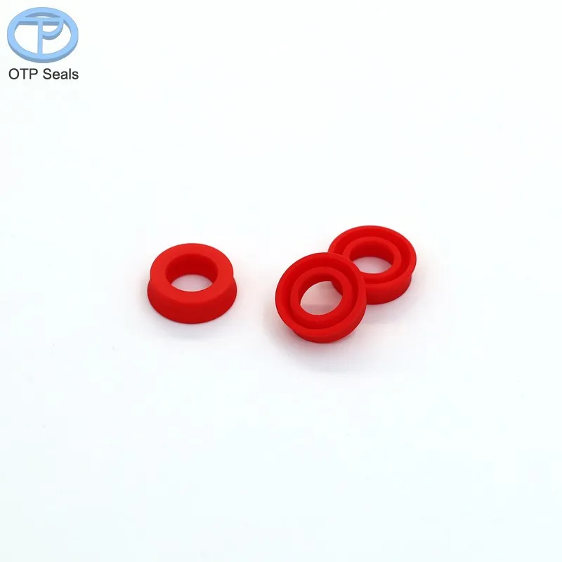 

Y-ring seal red PU polyurethane Y-type sealing ring piston rod seals non-standard parts shaped parts factory customized otp