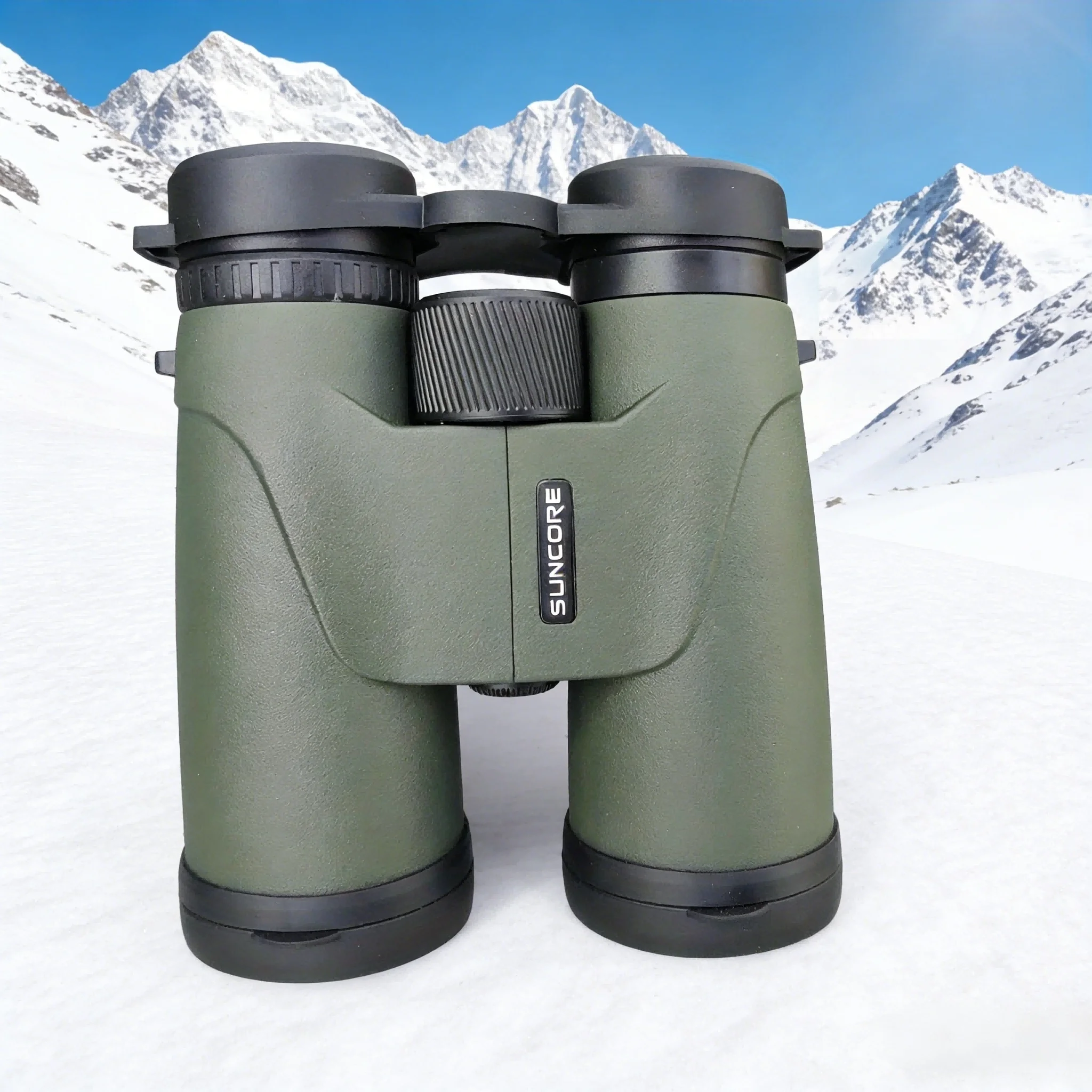 SUNCORE Lightweight 10x42 Binoculars for Outdoor Adventures: Hunting, Birding, Travel - HD Clarity,