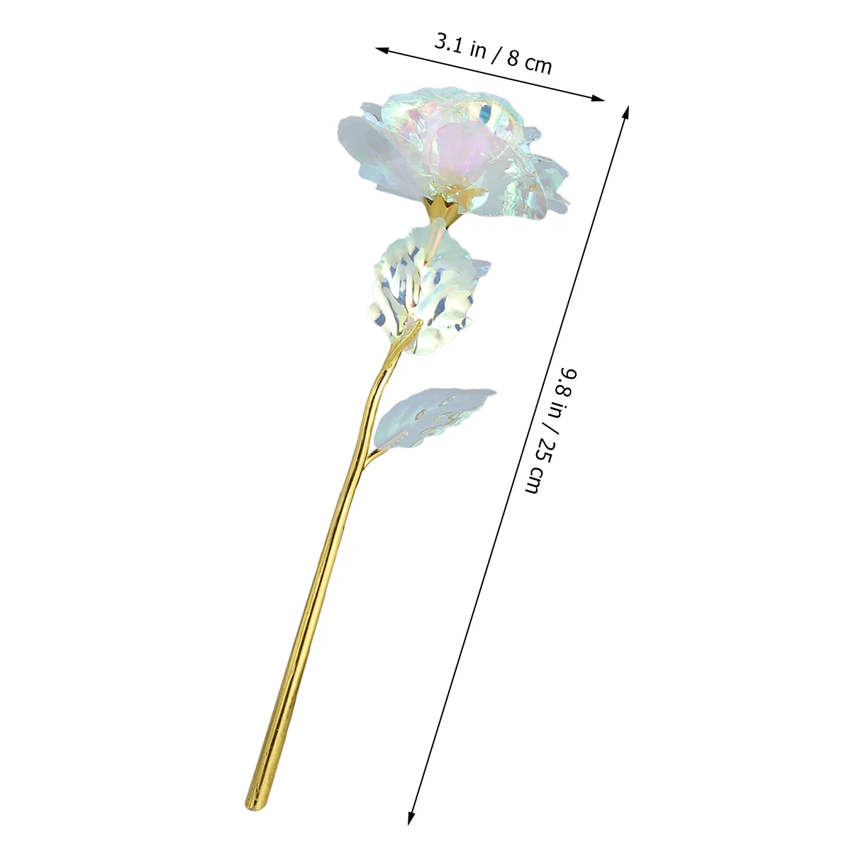 

Glowing Roses Lifelike Artificial Blooming Romantic Gift for Valentine Christmas Anniversary Decorative Wedding Party Flower