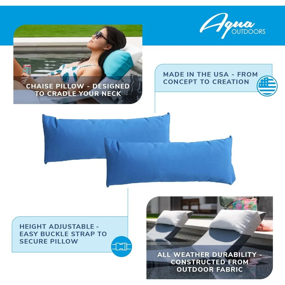 وسادة استرخاء على جانب الماء مع رف شمسي للاسترخاء على جانب حمام السباحة ودباغة #3