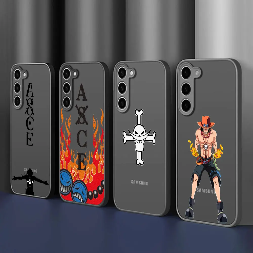 Чехол Ace One Piece для Samsung Galaxy A15 A56 A54 A21s A26 A51 A31 A36 A52 A14 A23 A33 A55 A71 A22 A24 Матовый матовый чехол для телефона