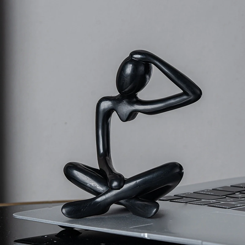 Nordic Abstract Standbeeld Abstract Figuur Sculptuur Kleine Ornamenten Mini Moderne Kunst Desktop Decor