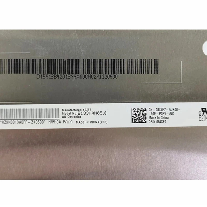 Imagem -03 - Ips Led Painel de Exibição de Tela Lcd 13.3 Polegada Fhd 1920x1080 Edp 30 Pinos B133han05.6