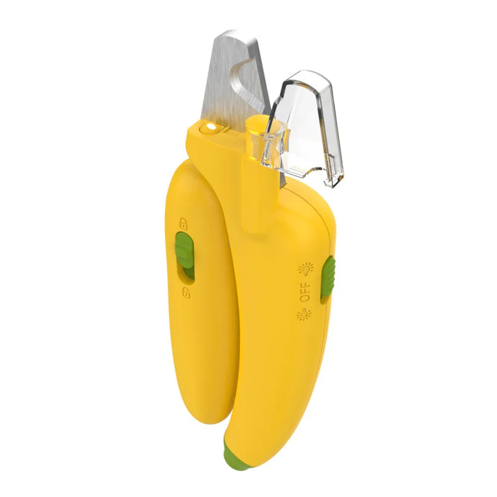 

Cat Nail Clipper Yellow Led Nail Trimmer Stainless Steel Sharp Blade Anti-Cut Pet Grooming Tool For Cats Dogs Pet