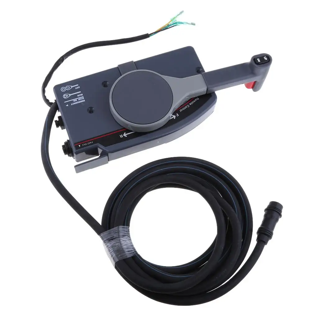 

Блок дистанционного управления для подвесных лодочных моторов Yamaha, 10-контактный, с управлением вперед/назад и дросселем, боковое крепление