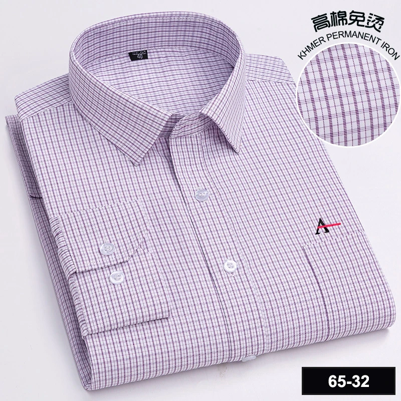 2023 Camisa listrada masculina bolso de roupas de marca mens camisa de manga longa verão camisa slim fit camisa casual homens