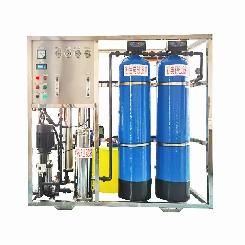 Máquina Purificadora de Agua Industrial RO de 250/500/1000 L/H / Planta Purificadora de Agua / Filtros para Agua Industrial