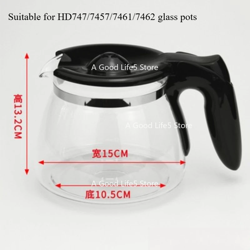 

Apply To Philips Coffee Machine Original Accessories HD7751 7761 7762 7447 7457 7461 7462 Glass Pot