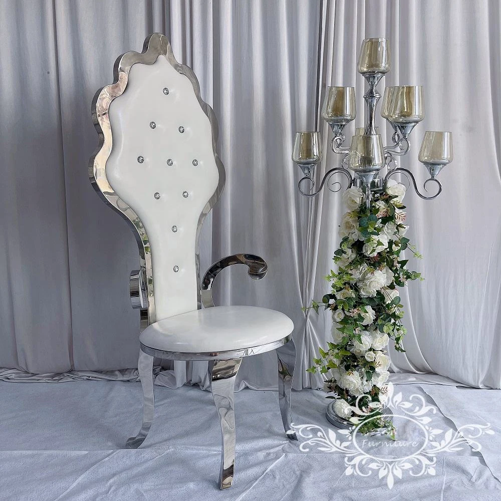 High Back Throne Chair Queen King Size Modern Design for Hotel Banquet Wedding Party Living Room Furniture