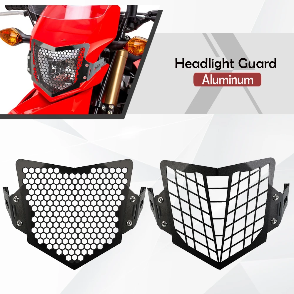 

For Honda CRF250L CRF250M CRF300L /ABS Front Headlight Grille Guard Cover Protector Decorative headlamp Net CFR 300L/200L/250M