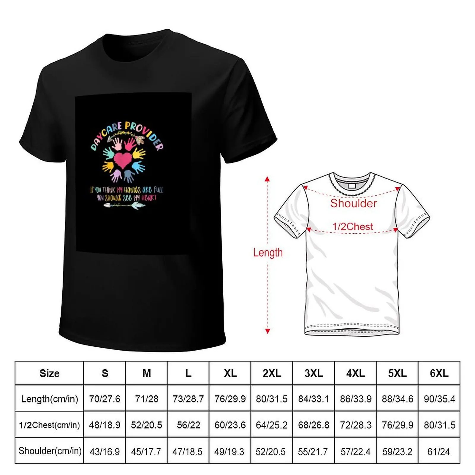 Daycare Provider Childcare Pre-k Teacher Appreciation T-Shirt t shirts for man cotton T-Shirt