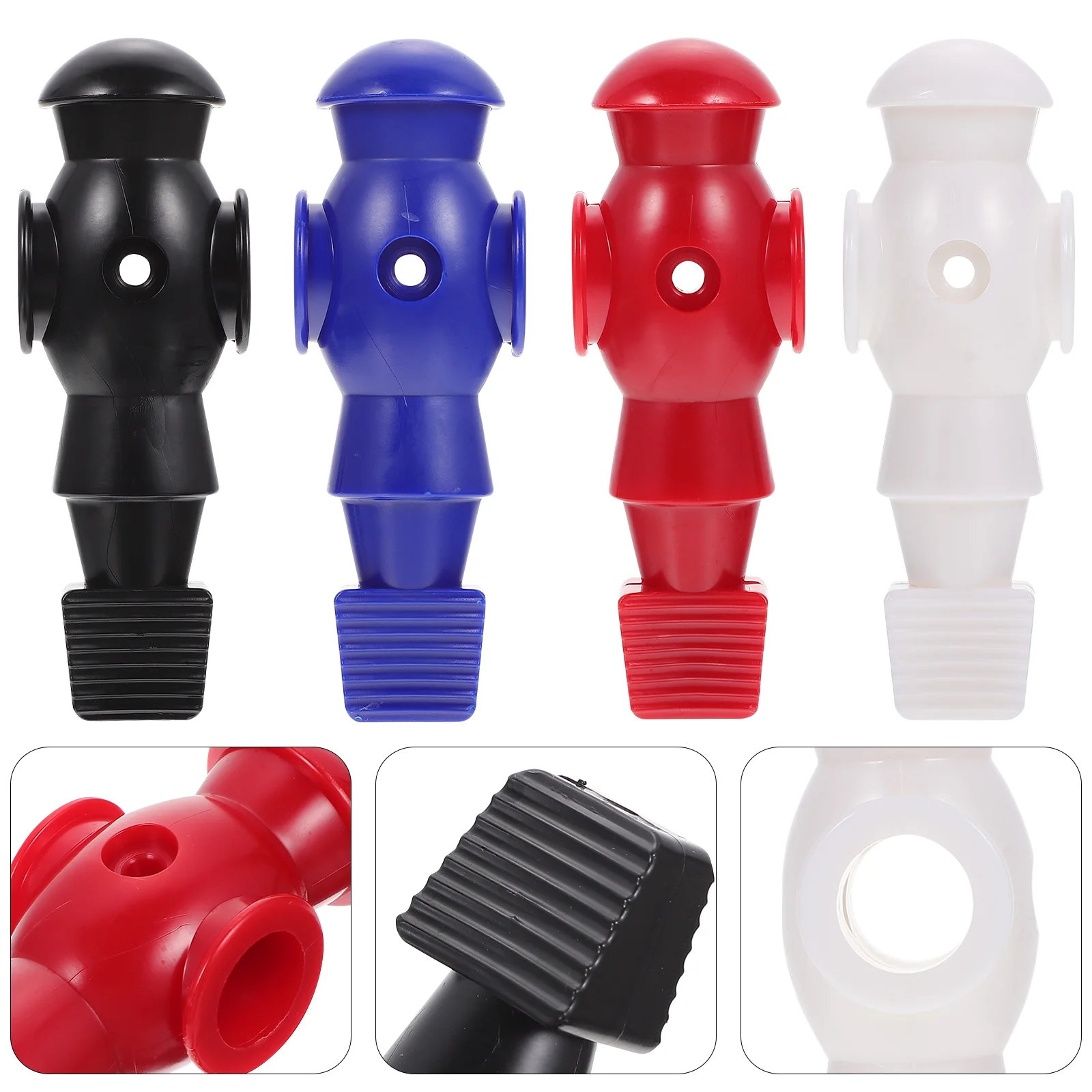 4 Pcs Football Foosball Accessories Gaming Desk Player Desktop Indoor Toys Resin Men's