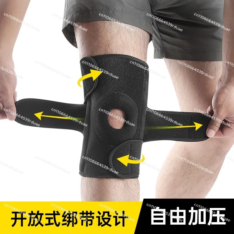 Sports Straps Pressurized Silicone Spring Support Knee Pads Running Basketball Mountaineering Riding
