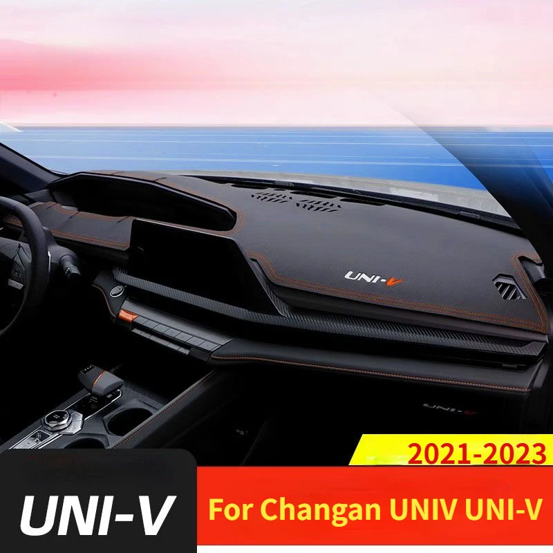 Car Styling Dash Mat Dashmat Dashboard Cover Sun Shade Dash Board Cover Carpet For Changan UNIV UNI-V 2021-2023