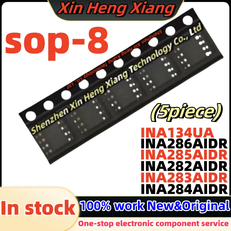 

5pcs INA283AIDR INA284AIDR INA282AIDR INA285AIDR INA286AIDR I282A I283A I284A I285A I286A INA134UA INA134 134UA sop8
