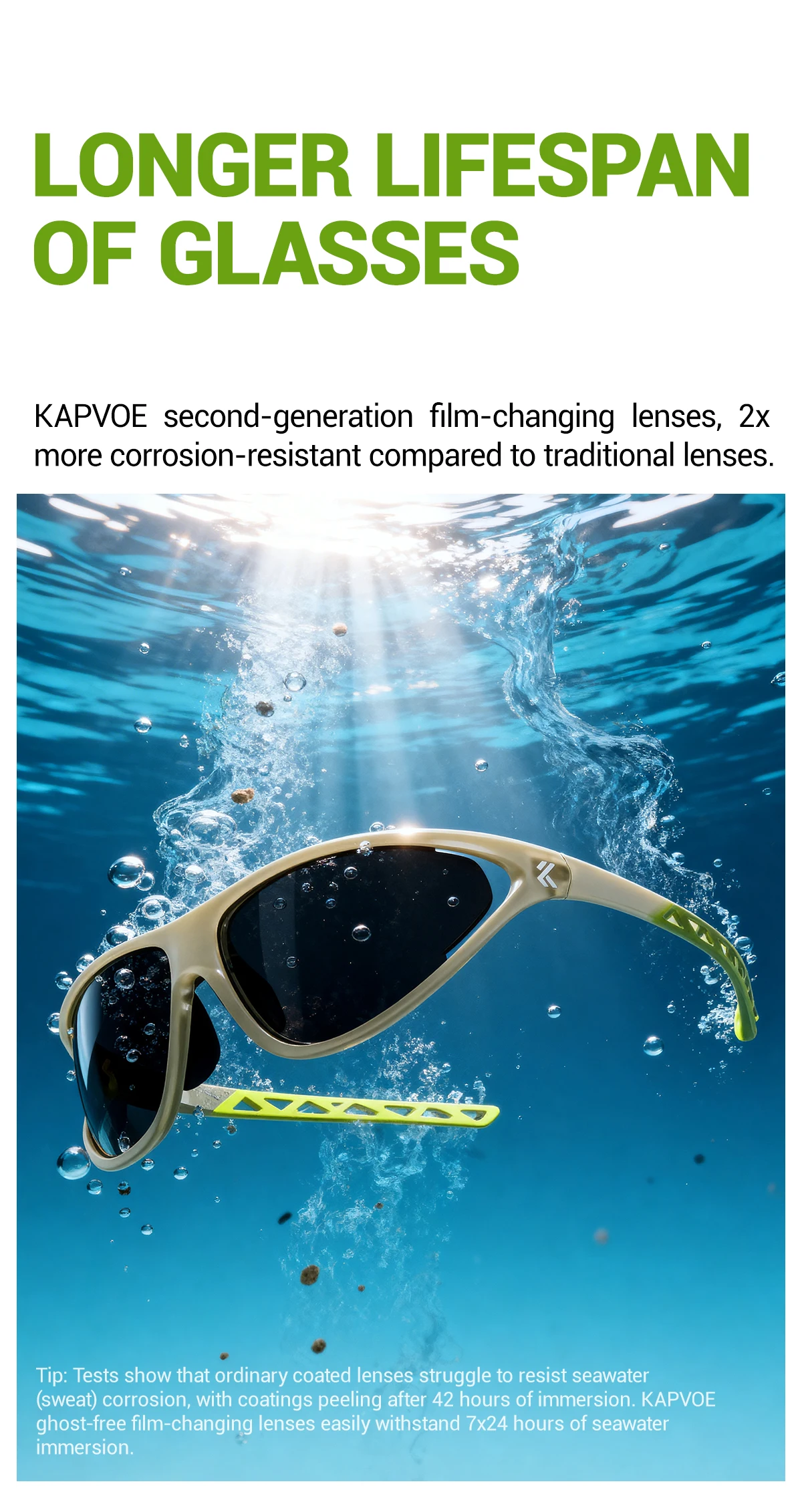 Kapvoe Neue Wander-Sonnenbrille Camping Mode-Sonnenbrille für Männer Photochrome Fahrradbrille MTB-Bike-Brille Angelbrille Sportbrille – Detail 35