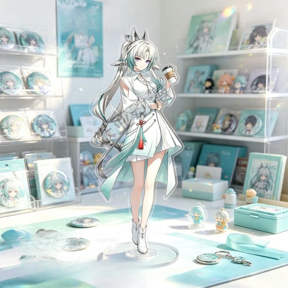 Game Arknights Standee Acrylic Standing Sign Arcane Chen Qianyu Pogranichnik‌ Model Decoration FLUORITE Signboard Ornament
