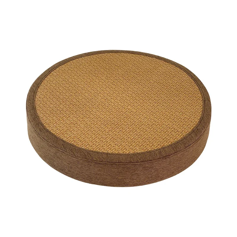 

Rattan futon cushion mat round Japanese balcony bay window mat tatami bedroom cushion on the ground