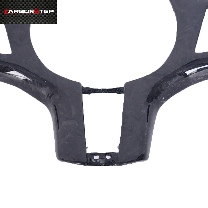 Forged Carbon Fiber Trim Cover Customized for BMW 3-SERIES 5-SERIES G20 G28 G30 Steering Wheel Frame