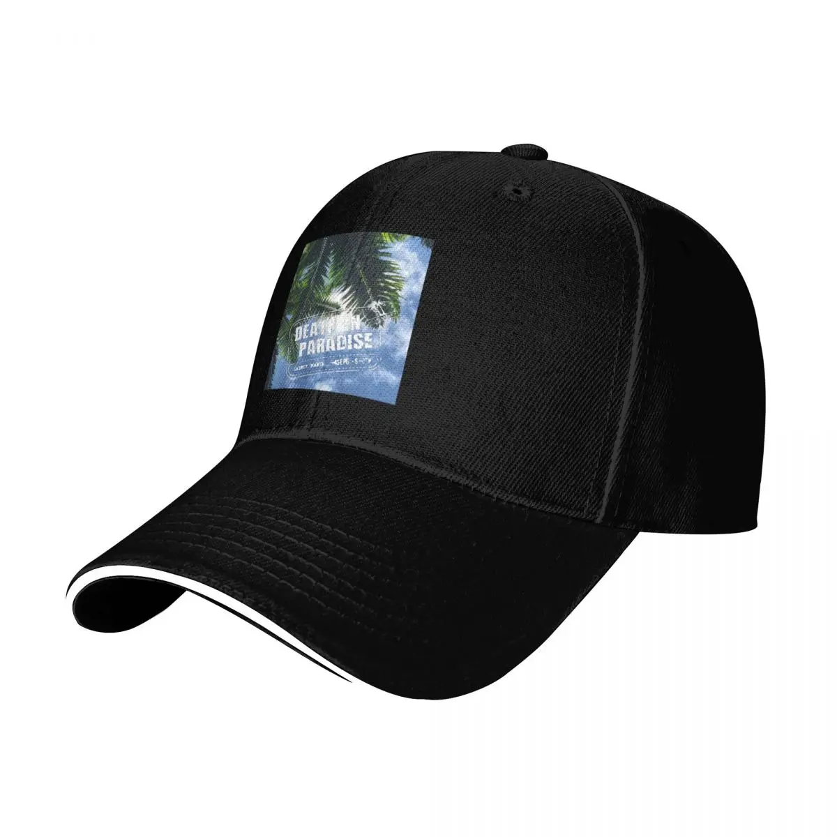 BBC Death in Paradise Baseball Cap Vintage Retro Embroidered Lightweight Packable Gift for Him Her