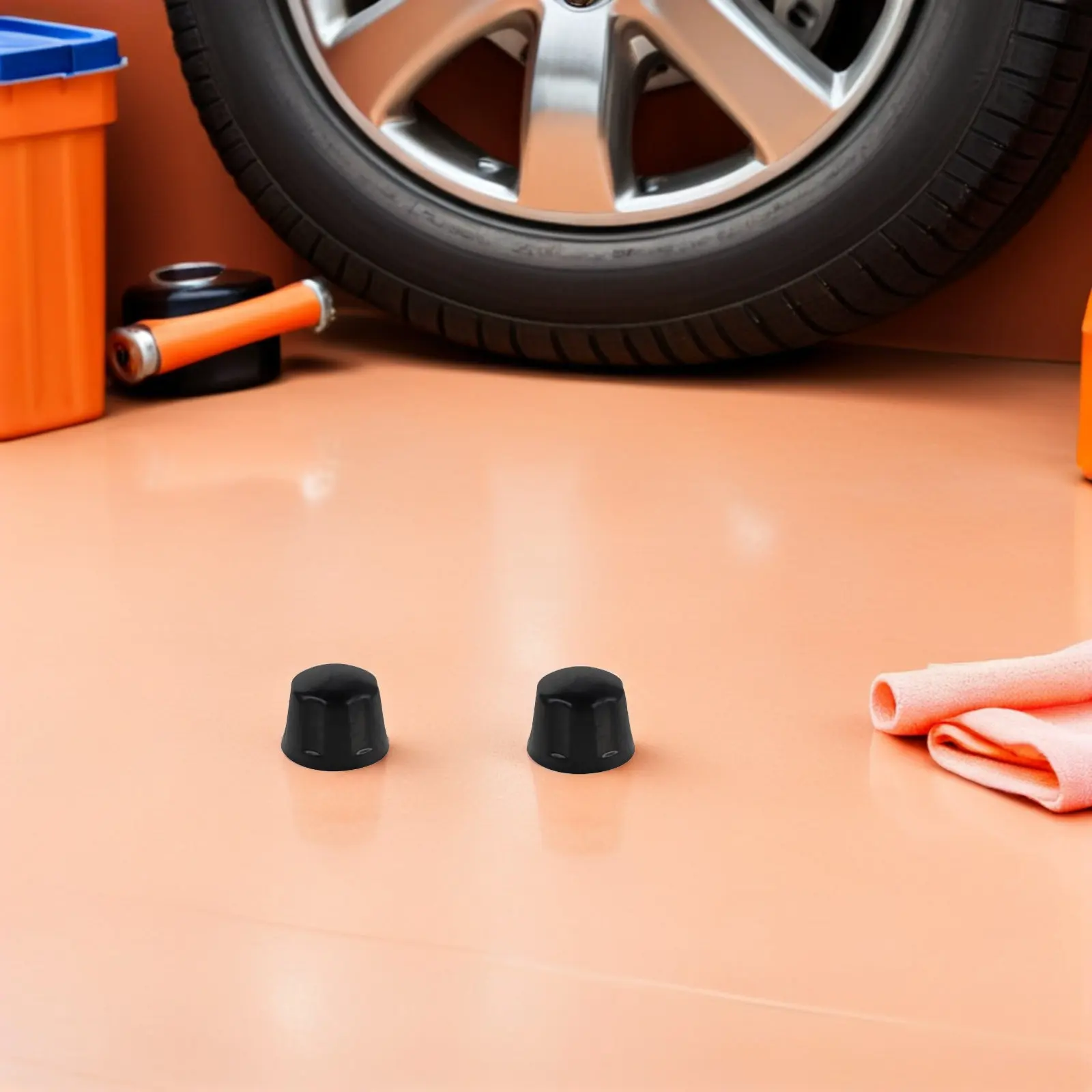 

20pcs Wheel Hub Screw Caps 42Mm 1.65" Black Lug Nut Covers For Atv Suv Trailer Weather Resistant Offroad Automotive Wheel Nut