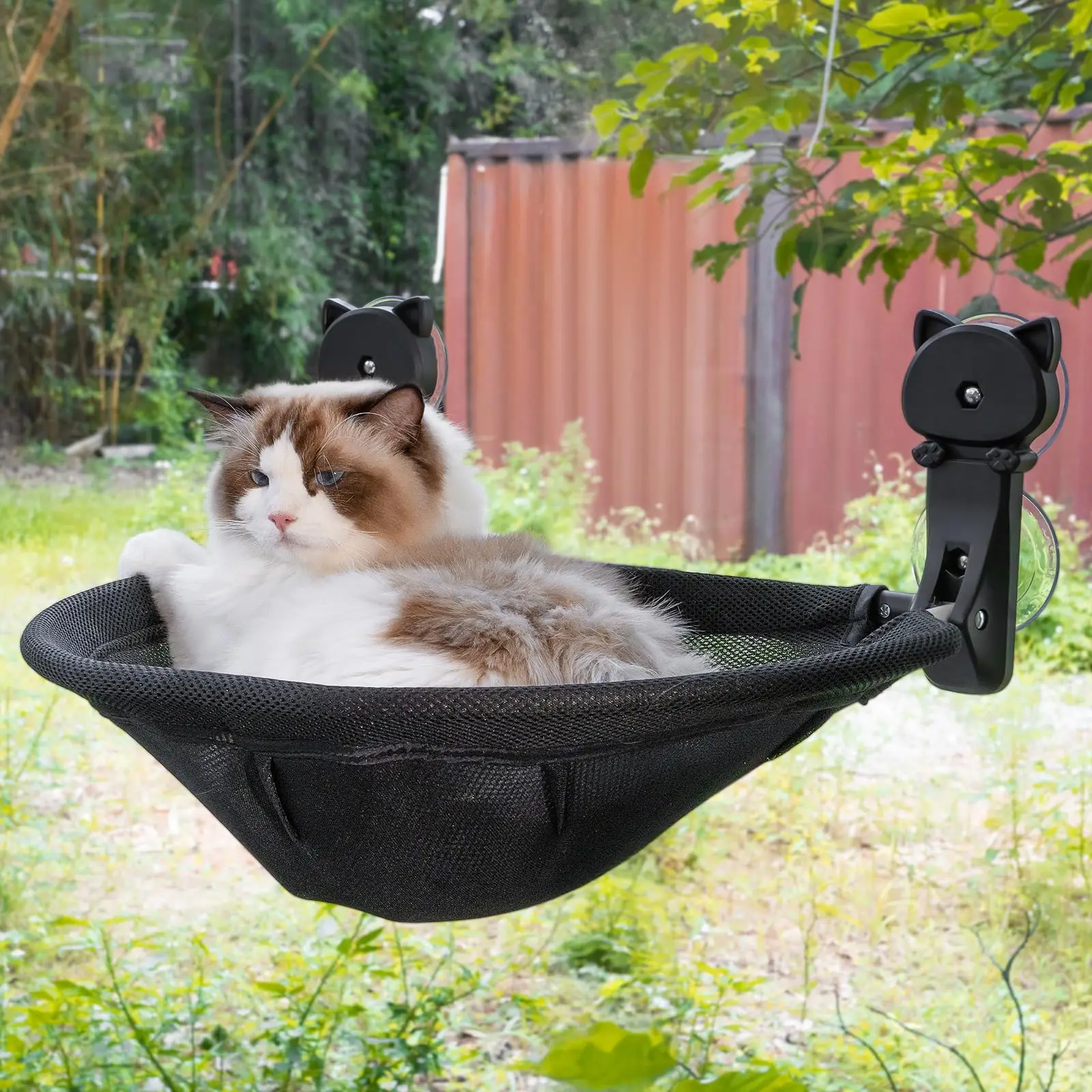 Cat Window Hammock Bed Kitten Sunny Seat Hanging Mount Beds Cat Sofa playing double-decker tunnels Suction Cup Wall Pet Hanging