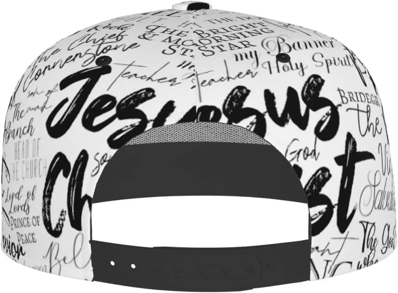 Jesus Christ Cross Baseball Cap for Men Women Adjustable Trucker Hat for Running Sports Hiking Beach