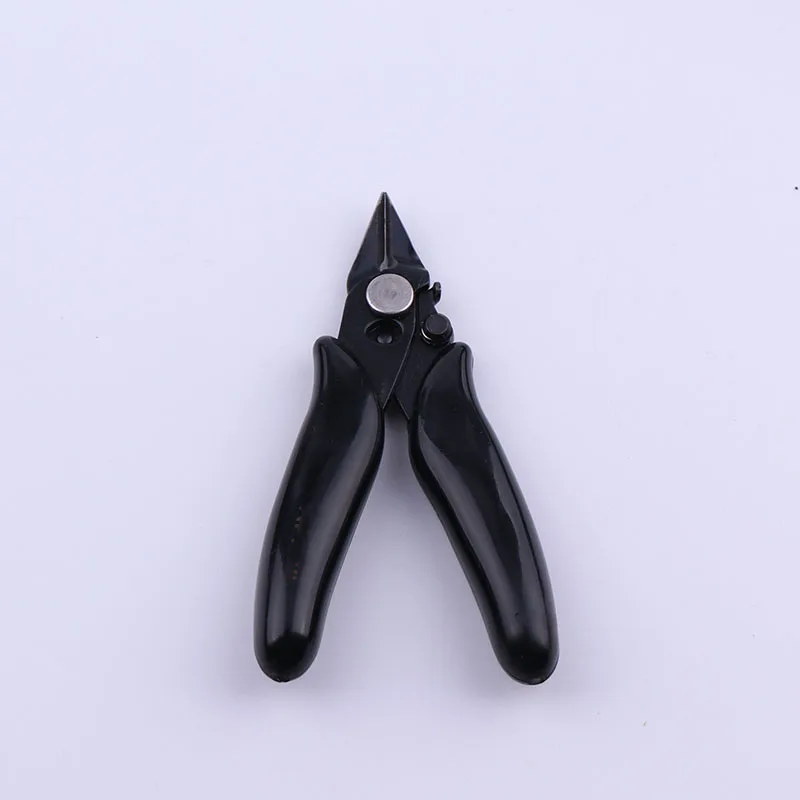 3.5 Inch Mini Diagonal Pliers Wire Cable Cutters with Lock Nipper Hand Tools Cutting Side Snips Flush Pliers Handle Model Plier