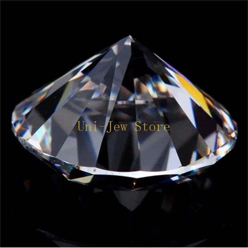 

40GB 1000PCS 1.0-3MM 5A Round Machine Cut White Cubic Zirconia Stone Loose CZ Stones