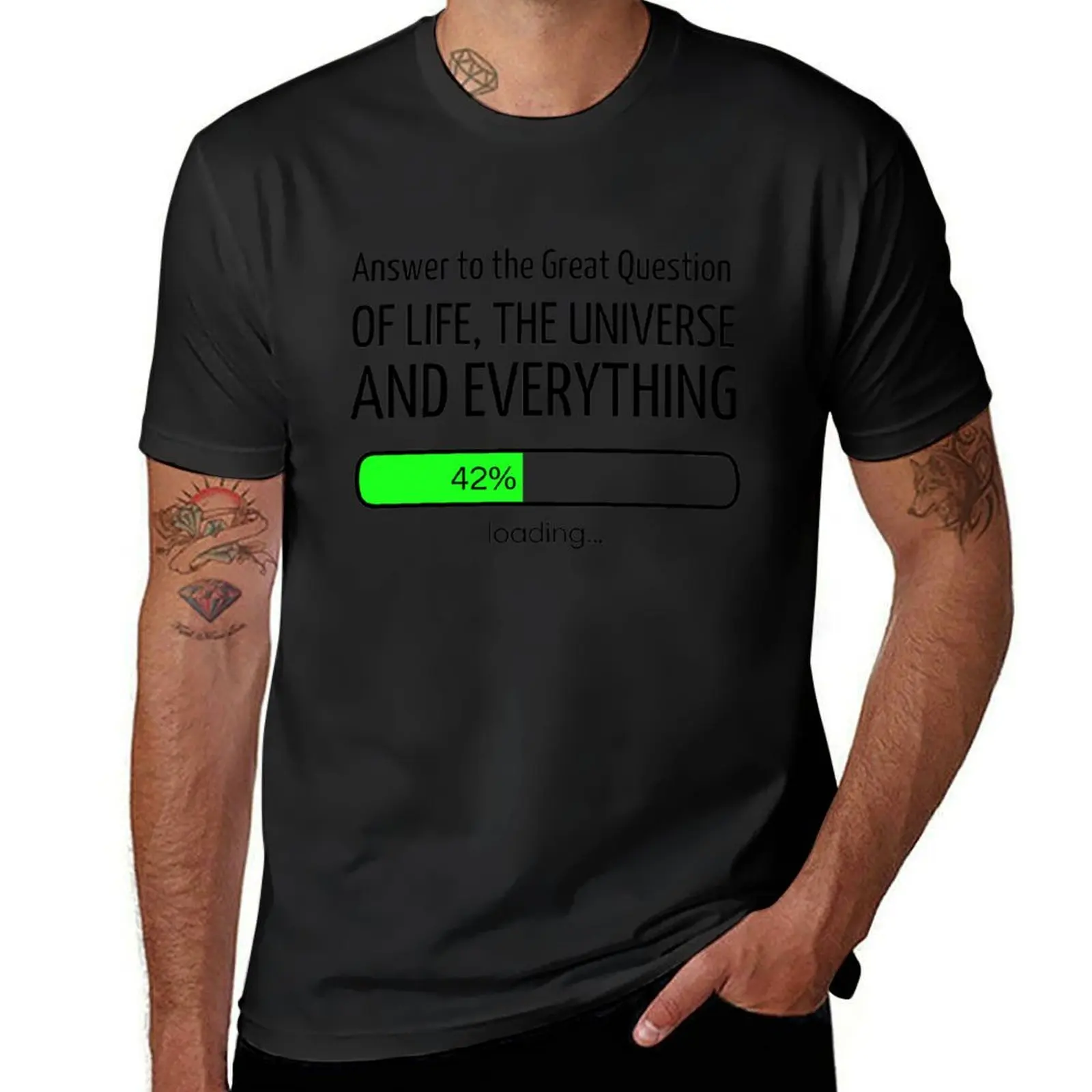 The answer to life, the universe and everything T-Shirt Short sleeve tee shirts graphic tees mens t shirts pack