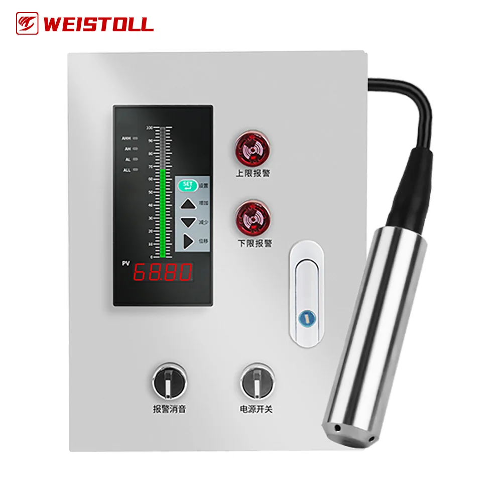 Stainless Steel Highly Stable Submersible Liquid Level Transmitter Low Maintenance 0.2%FS/yr Long-Term Continuous