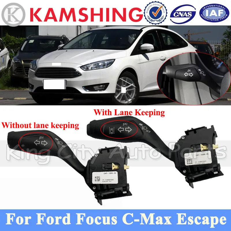 

CAPQX Car Headlight Turn Signal Light Lighting Turn signal Switch For Ford Focus C-Max Escape CV6T-13335-BE CV6T-13335-AE