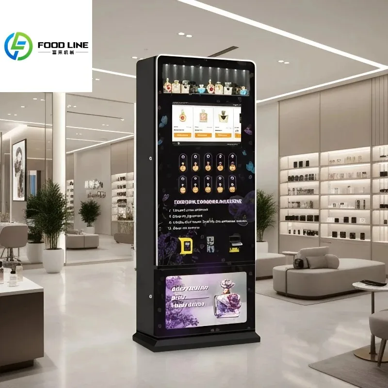 FL Customized Automatic Perfume Spray Dispenser Credit Card/Qr Code Payment Smart Perfume Vending Machine for Convenience Store