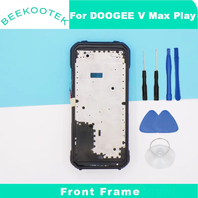 Carcasa Frontal Original DOOGEE V Max Play V Max LR, Componente de Pantalla, Receptor de Huellas Dactilares, Cable para Teléfono DOOGEE V Max
