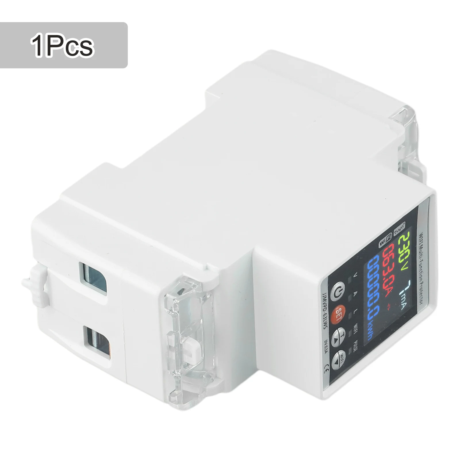 63A WiFi Power Meter Automatic Voltage Protection Circuit Breaker Energy Meter Metering Timer Voltage Current Leakage Protection