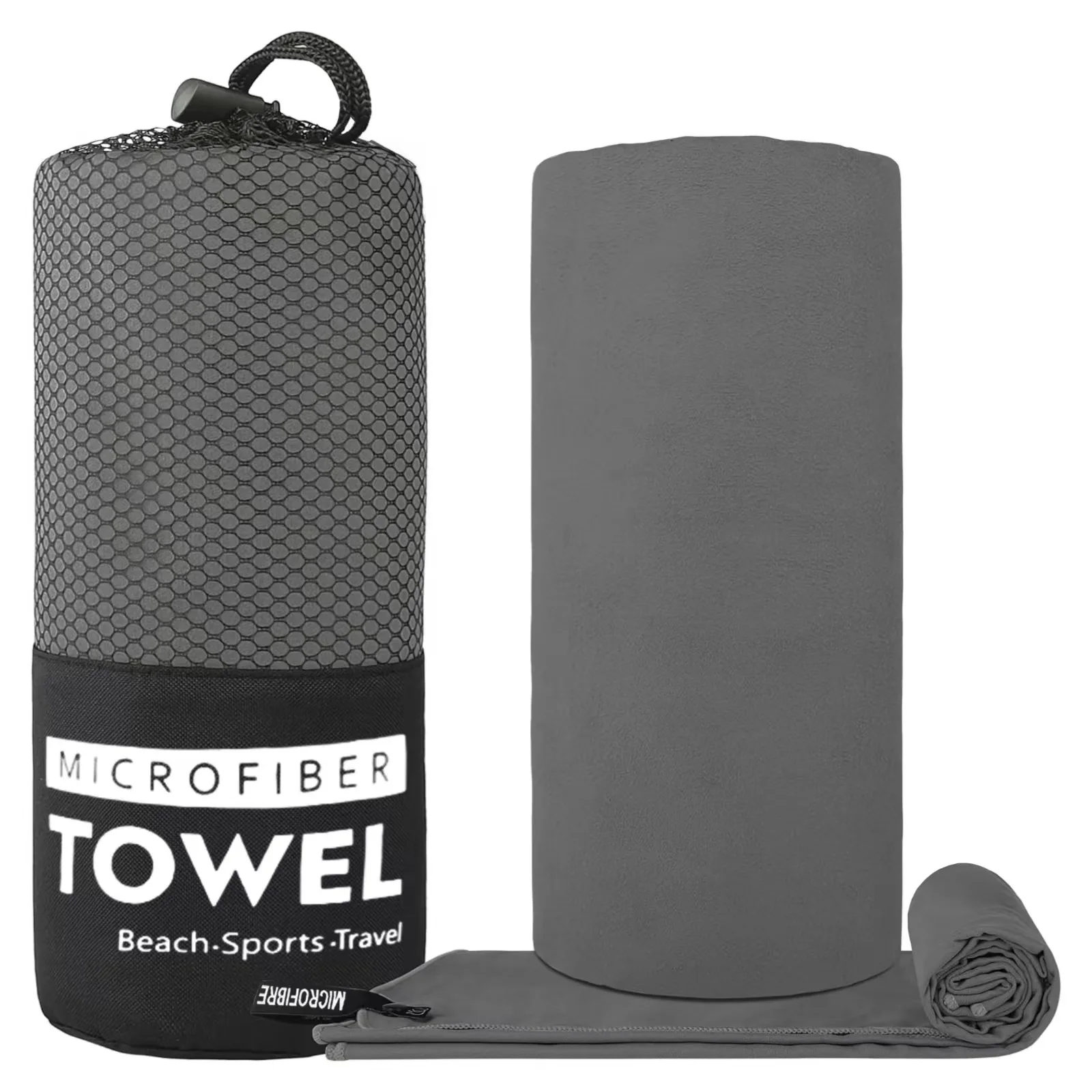 1-delige microvezelhanddoek Sport Sneldrogend Superabsorberende campinghanddoek Superzachte lichtgewicht Gym Zwemmen Yoga Strandhanddoek