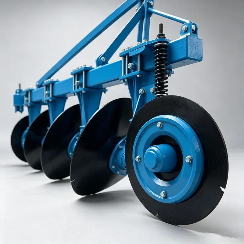 3 Point Hitch Double Mounted One Way Disc Plough Heavy Duty Farm Disc Plow for 100-140HP Tractor Agricultural Tillage Machinery