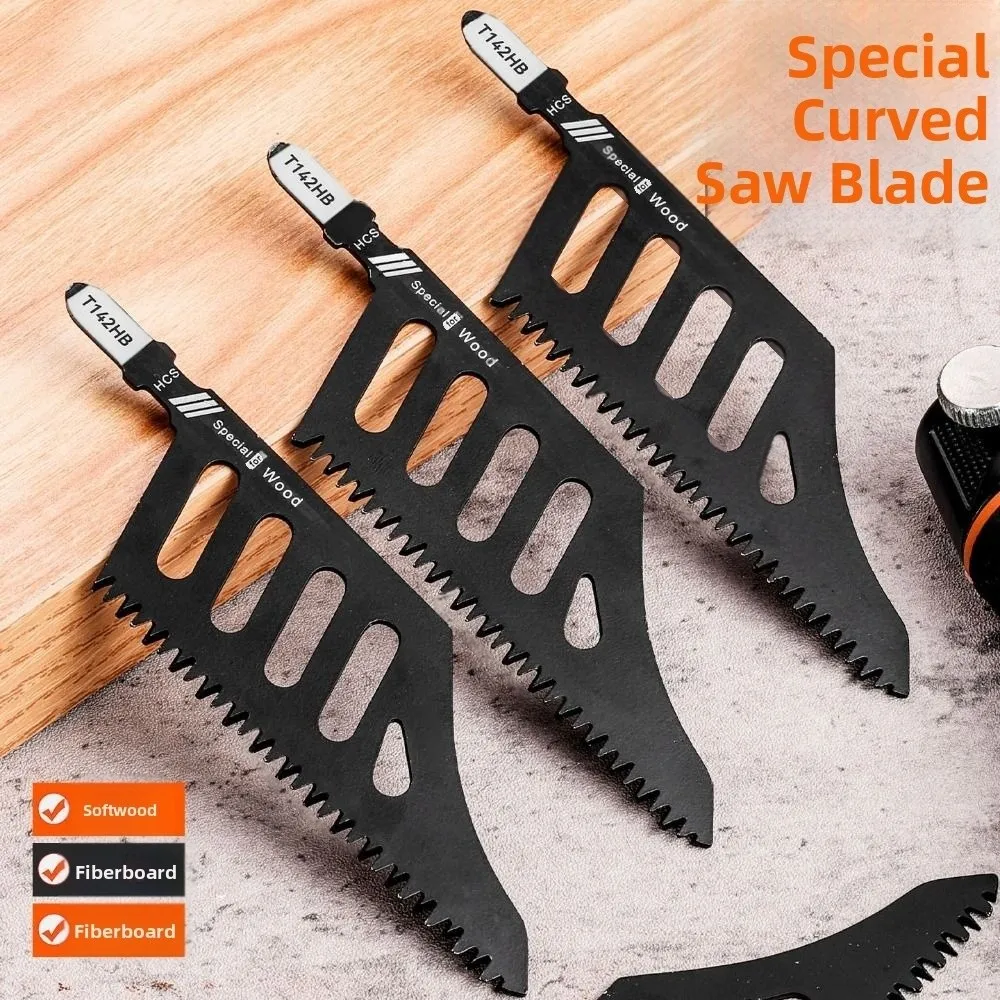 5/10Pcs Special-shaped Jigsaw Blade Heavy Duty T-shaped Handle Scroll Saw Blades Fine Cutting Saw for Wood Aluminum Tight Spaces