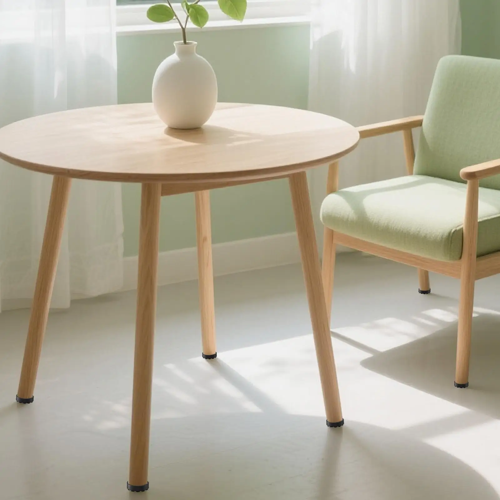 8 Pcs Round Couch Coasters Furniture Non Slip Furniture Pads Chair Leg Caps 2inch Non Slip Furniture Pads For Hardwood Floors