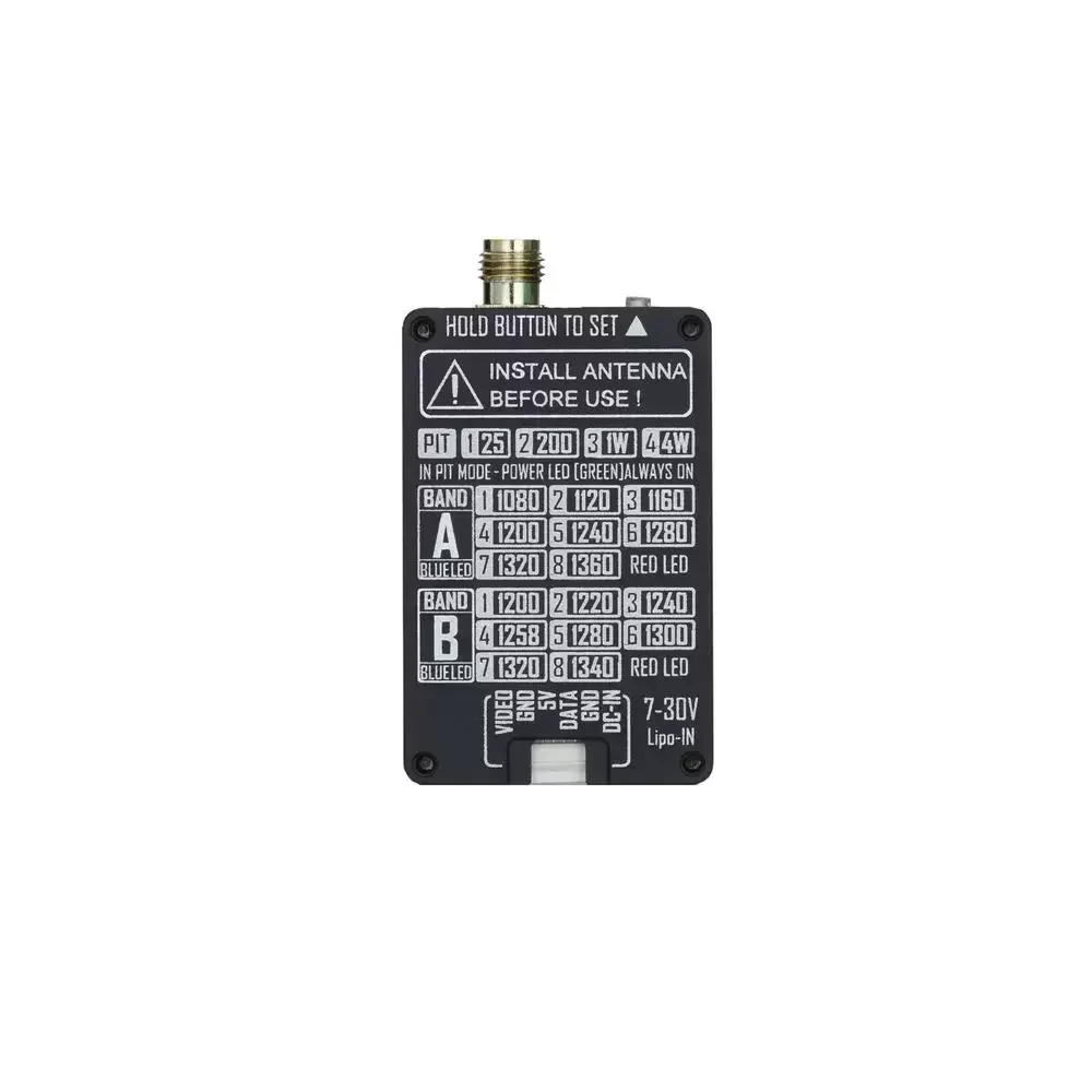 AvaCore1.2G / 1.3G 4000mW V2 FPV VTX Video Transmitter Long Range Analog FPV Drone Racing