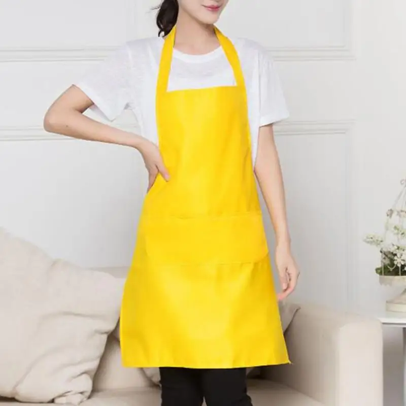 Household Kitchen Cooking Apron Men Women Oil-proof Waterproof Adult Waist Fashion Coffee Overalls Wipe Hand Apron For Kitchen