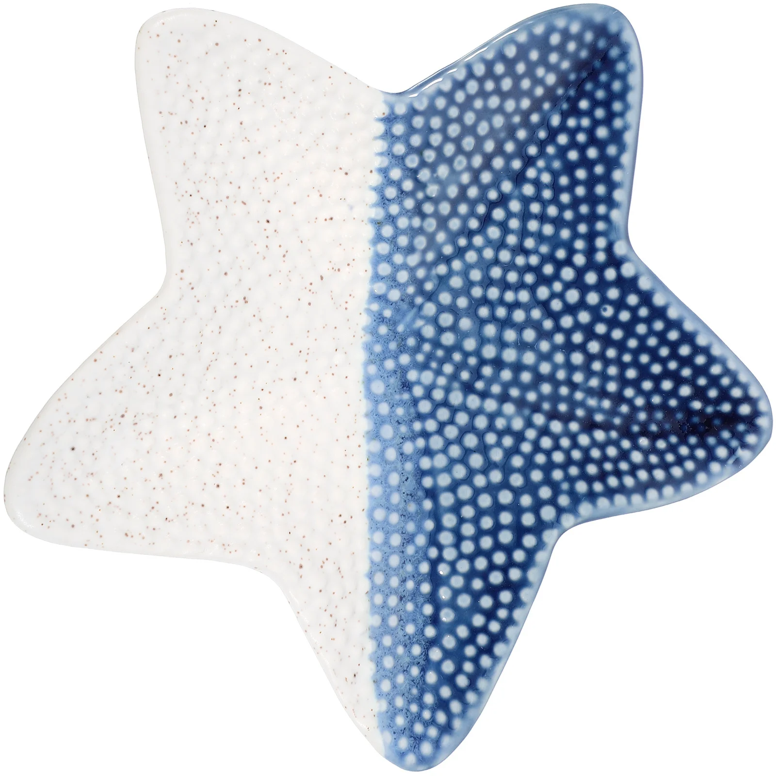 

Ocean Themed Ceramic Trinket Tray Safe Reliable Multifunctional Jewelry Storage Holder Smooth Edges Ocean Themed Jewelry Holder