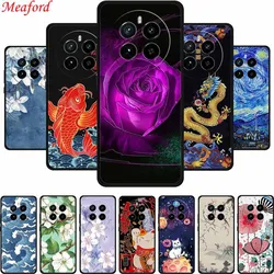 3D Emboss Case For Realme 12 4G Phone Case Realme12 Black Silicone Soft Coque For Realme 13 5G 12 Pro Plus Back Cover Case Funda