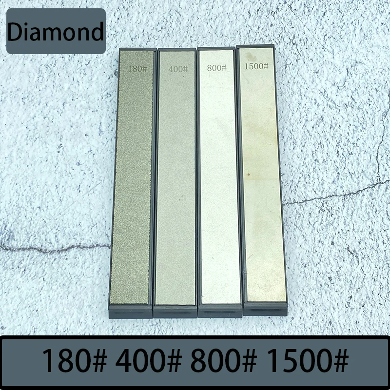 Diamond Sharpening Stone Bar 4Pcs Set for Ruixin Pro Fixed Angle Knife Sharpener Tool Accessories Whetstone Grinding Non Slip