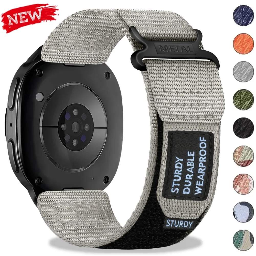 

Nylon Loop Band for Samsung Galaxy Watch 8 40mm 44mm Watchband 8 Classic 46mm Sport Bracelet for Galaxy Watch 7 Ultra 2025 47mm