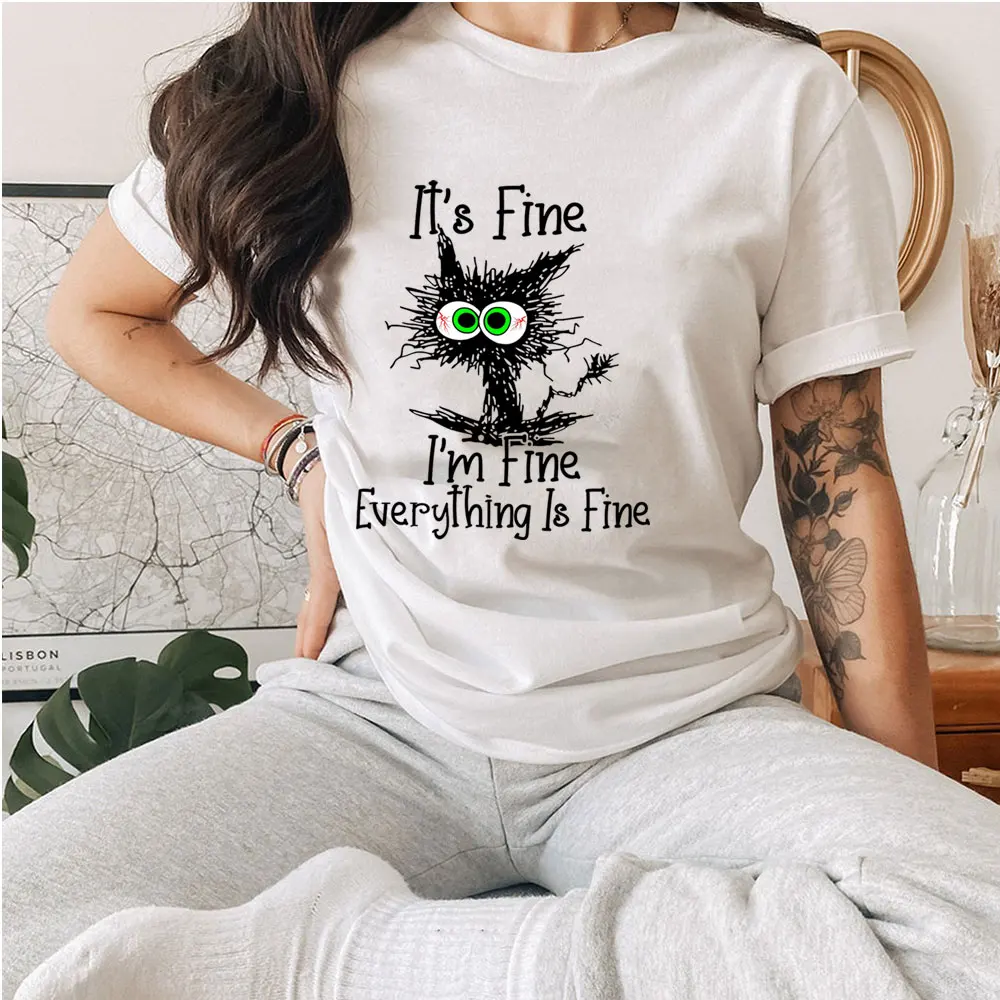 Funny Cat Cartoon Iron on Patches For Clothing DIY Heat Transfer T Shirt Applique For Cat Thermal Sticker Iron On Patches