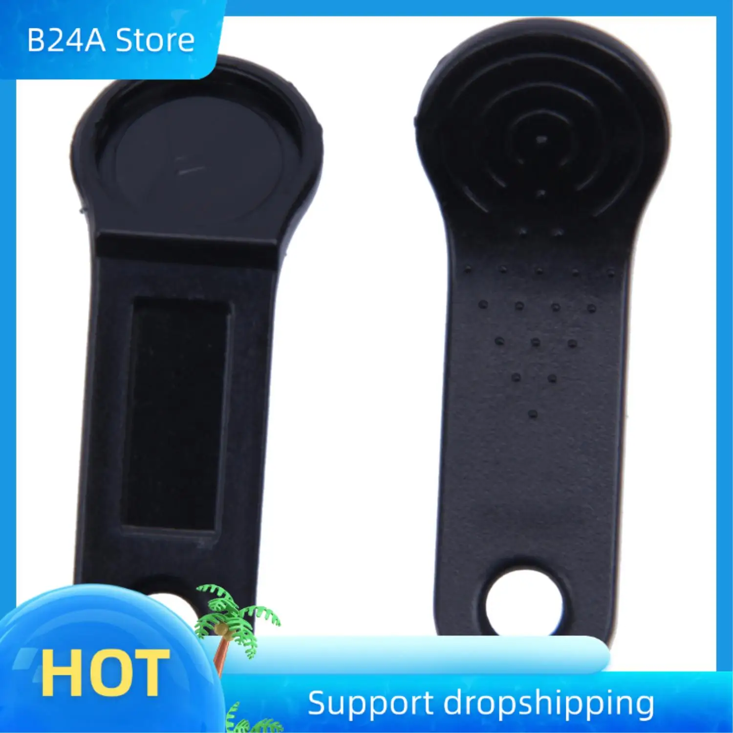 

B24A 20 Pcs DS1990A-F5 TM Card Ibutton Tag With Wall-Mounted, 10 Pcs Black & 10 Pcs Red